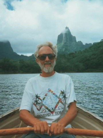 Moorea, Society Islands - Jerry Rowing